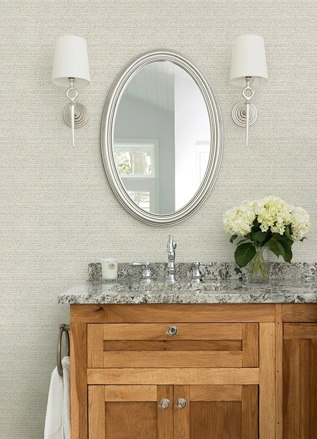 Brewster Home Fashions Balantine Neutral Weave Wallpaper - SKU 4072-70060