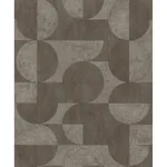 Brewster Home Fashions Barcelo Brown Circles Wallpaper | Wallpaper Twins Brewster Home Fashions Barcelo Brown Circles Wallpaper - SKU 2980-521368