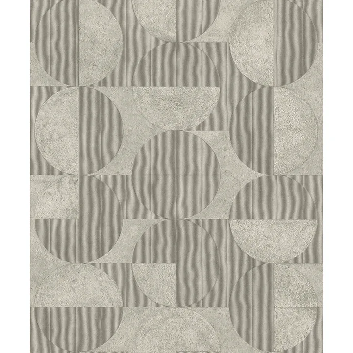 2980-521351 | Barcelo Grey Circles Wallpaper