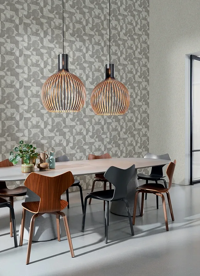 Brewster Home Fashions Barcelo Grey Circles Wallpaper | Wallpaper Twins Brewster Home Fashions Barcelo Grey Circles Wallpaper - SKU 2980-521351