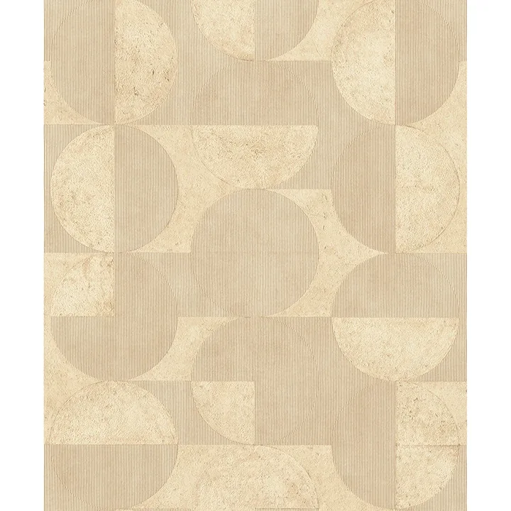 2980-521344 | Barcelo Light Brown Circles Wallpaper