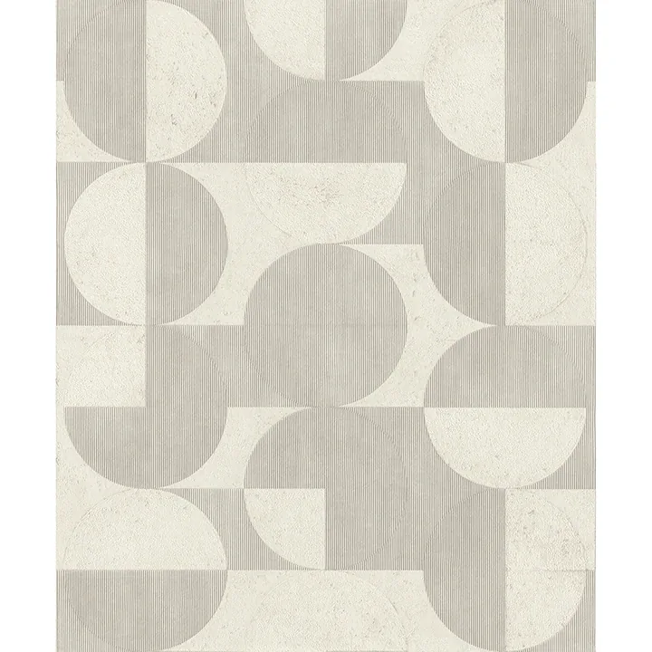 2980-521313 | Barcelo Light Grey Circles Wallpaper