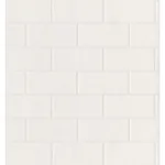 Brewster Home Fashions Barclays White Paintable Tile Wallpaper | Wallpaper Twins Brewster Home Fashions Barclays White Paintable Tile Wallpaper - SKU 2766-21399