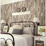 Brewster Home Fashions Barn Board Brown Thin Plank Wallpaper | Wallpaper Twins Brewster Home Fashions Barn Board Brown Thin Plank Wallpaper - SKU FD23274