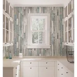 Brewster Home Fashions Barn Board Grey Thin Plank Wallpaper | Wallpaper Twins Brewster Home Fashions Barn Board Grey Thin Plank Wallpaper - SKU FD23273