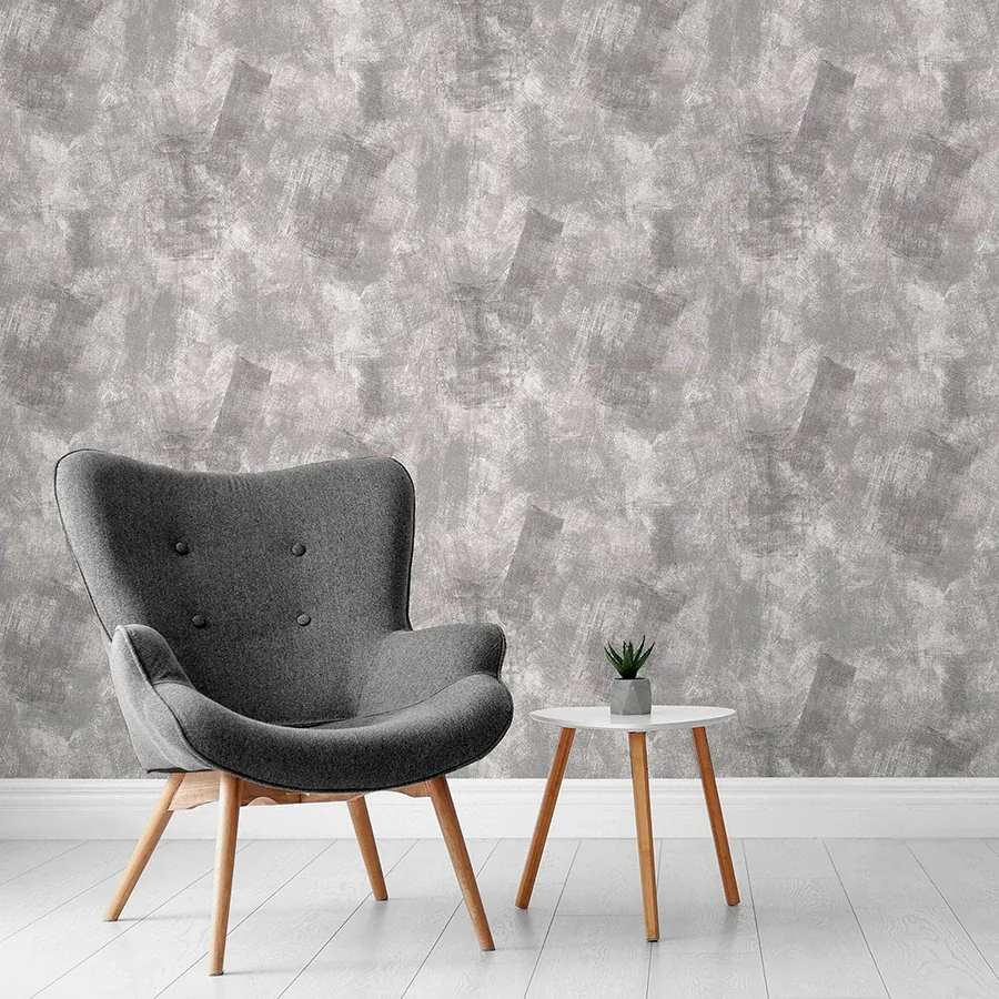 Brewster Home Fashions Barney Grey Brushed Strokes Wallpaper | Wallpaper Twins Brewster Home Fashions Barney Grey Brushed Strokes Wallpaper - SKU AH904405