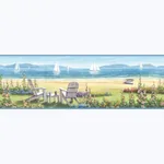 Brewster Home Fashions Barnstable Blue Seaside Portrait Wallpaper | Wallpaper Twins Brewster Home Fashions Barnstable Blue Seaside Portrait Wallpaper - SKU 3120-20021B