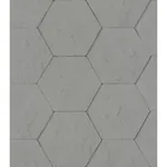 Brewster Home Fashions Bascom Dark Grey Stone Hexagon Wallpaper | Wallpaper Twins Brewster Home Fashions Bascom Dark Grey Stone Hexagon Wallpaper - SKU 4015-427127