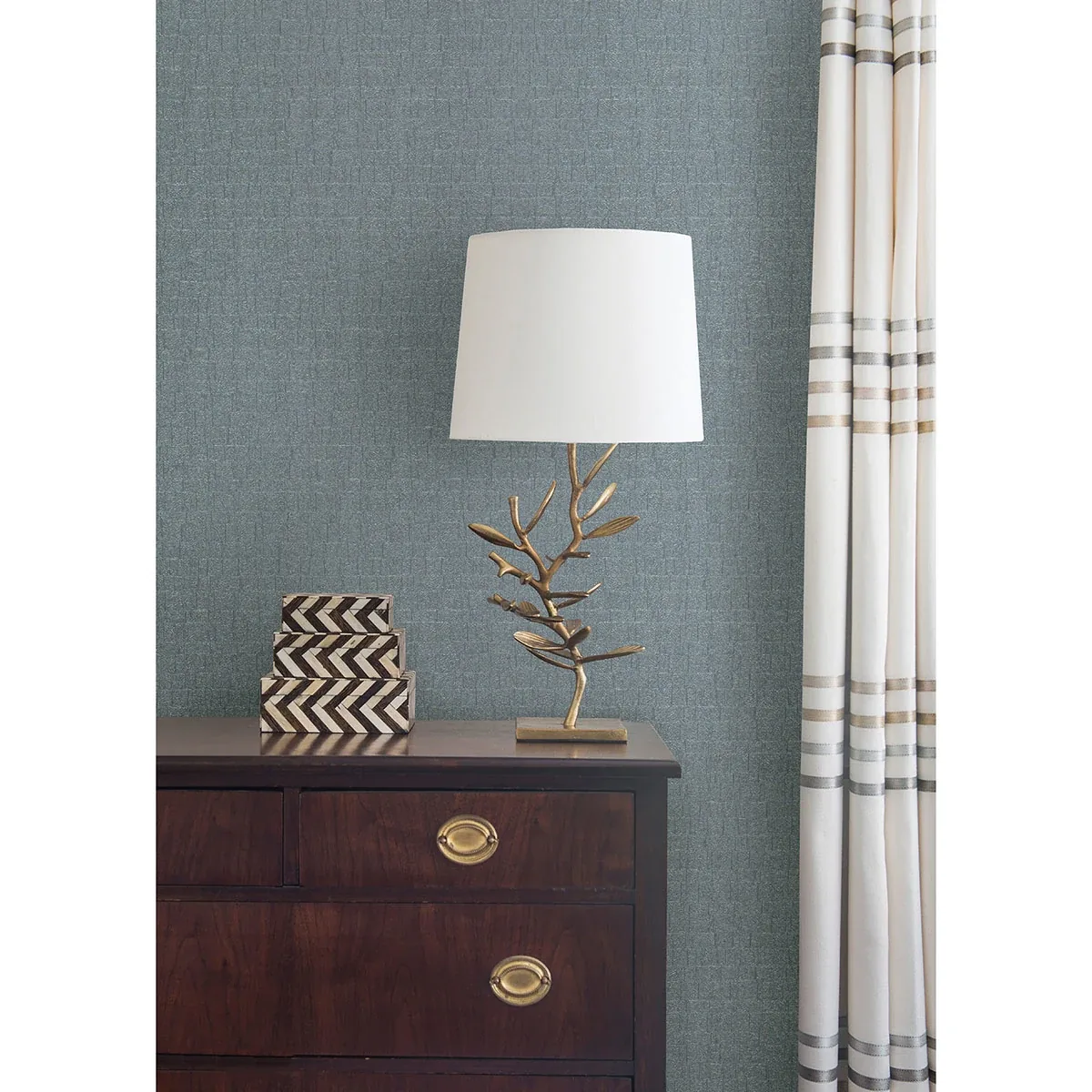 Brewster Home Fashions Basilic Blue Mosaic Wallpaper | Wallpaper Twins Brewster Home Fashions Basilic Blue Mosaic Wallpaper - SKU 2767-23359