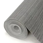 Brewster Home Fashions Bay Ridge Charcoal Faux Grasscloth Wallpaper - SKU 2984-2783