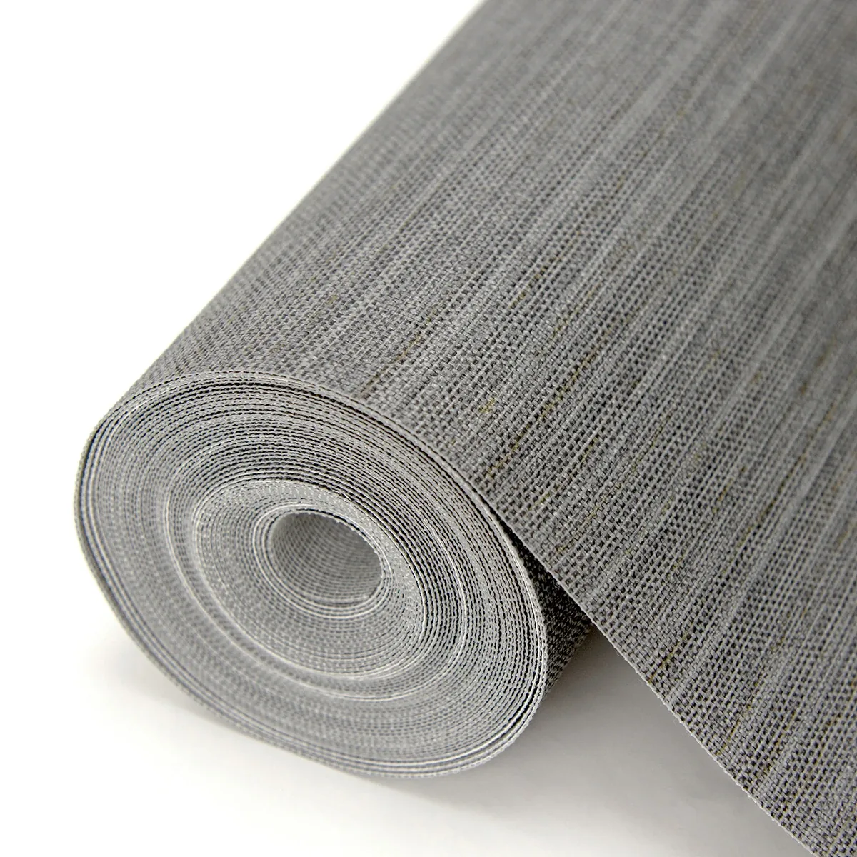 Brewster Home Fashions Bay Ridge Charcoal Faux Grasscloth Wallpaper - SKU 2984-2783