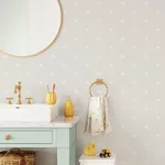 Brewster Home Fashions Bea Silver Crowns Wallpaper - SKU 4060-347703