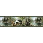 Brewster Home Fashions Bear Necessities Multicolor Mountain Lake Wallpaper | Wallpaper Twins Brewster Home Fashions Bear Necessities Multicolor Mountain Lake Wallpaper - SKU 3118-01531B
