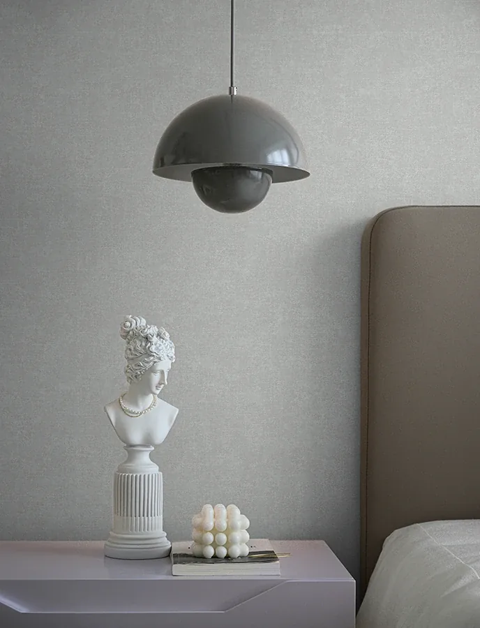 Brewster Home Fashions Beloit Pearl Shimmer Linen Wallpaper - SKU 4144-9145