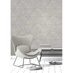 Brewster Home Fashions Benson Grey Marble Triangle Wallpaper | Wallpaper Twins Brewster Home Fashions Benson Grey Marble Triangle Wallpaper - SKU FD41760