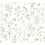 Brewster Home Fashions Bergamot Lavender Wildflower Wallpaper | Wallpaper Twins Brewster Home Fashions Bergamot Lavender Wildflower Wallpaper - SKU 4134-72504