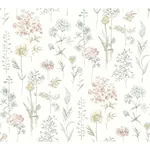 Brewster Home Fashions Bergamot Pastel Wildflower Wallpaper - SKU 4134-72503