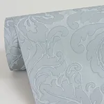 Brewster Home Fashions Betina Light Blue Damask Wallpaper - SKU 4058-24806