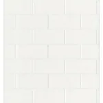 Brewster Home Fashions Bettina White Paintable Subway Tile Wallpaper | Wallpaper Twins Brewster Home Fashions Bettina White Paintable Subway Tile Wallpaper - SKU 2904-21399