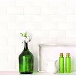 Brewster Home Fashions Bettina White Paintable Subway Tile Wallpaper | Wallpaper Twins Brewster Home Fashions Bettina White Paintable Subway Tile Wallpaper - SKU 2904-21399