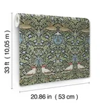 Brewster Home Fashions Bird Multicolor Floral Thicket Wallpaper | Wallpaper Twins Brewster Home Fashions Bird Multicolor Floral Thicket Wallpaper - SKU 4171-82062