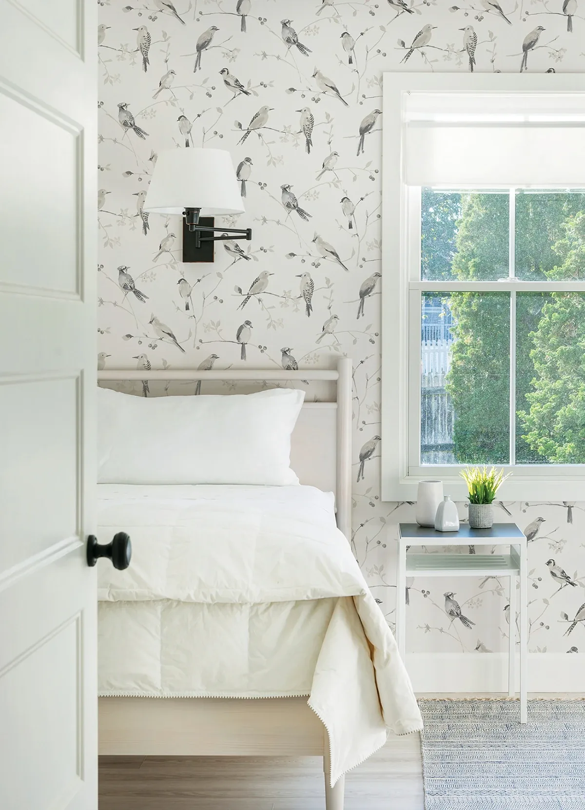 Brewster Home Fashions Birdsong Grey Trail Wallpaper | Wallpaper Twins Brewster Home Fashions Birdsong Grey Trail Wallpaper - SKU 3124-13853