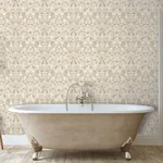 Brewster Home Fashions Birdy Neutral Nuthatch Floral Wallpaper - SKU AH100196AH
