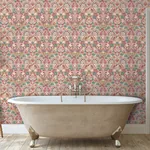 Brewster Home Fashions Birdy Pink Nuthatch Floral Wallpaper | Wallpaper Twins Brewster Home Fashions Birdy Pink Nuthatch Floral Wallpaper - SKU AH100199AH