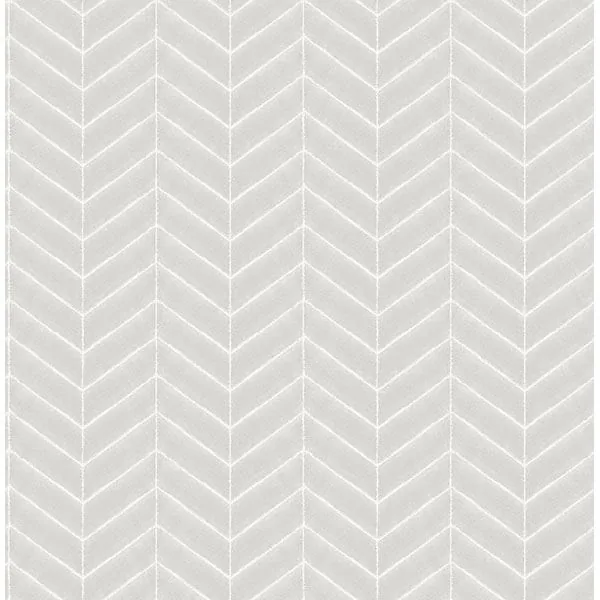 3118-25095 | Bison Grey Herringbone Wallpaper