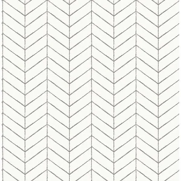 3118-25097 | Bison Taupe Herringbone Wallpaper