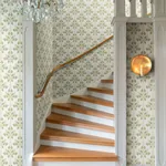 Brewster Home Fashions Blackberry Chartreuse Vine Trellis Wallpaper - SKU 4171-82053