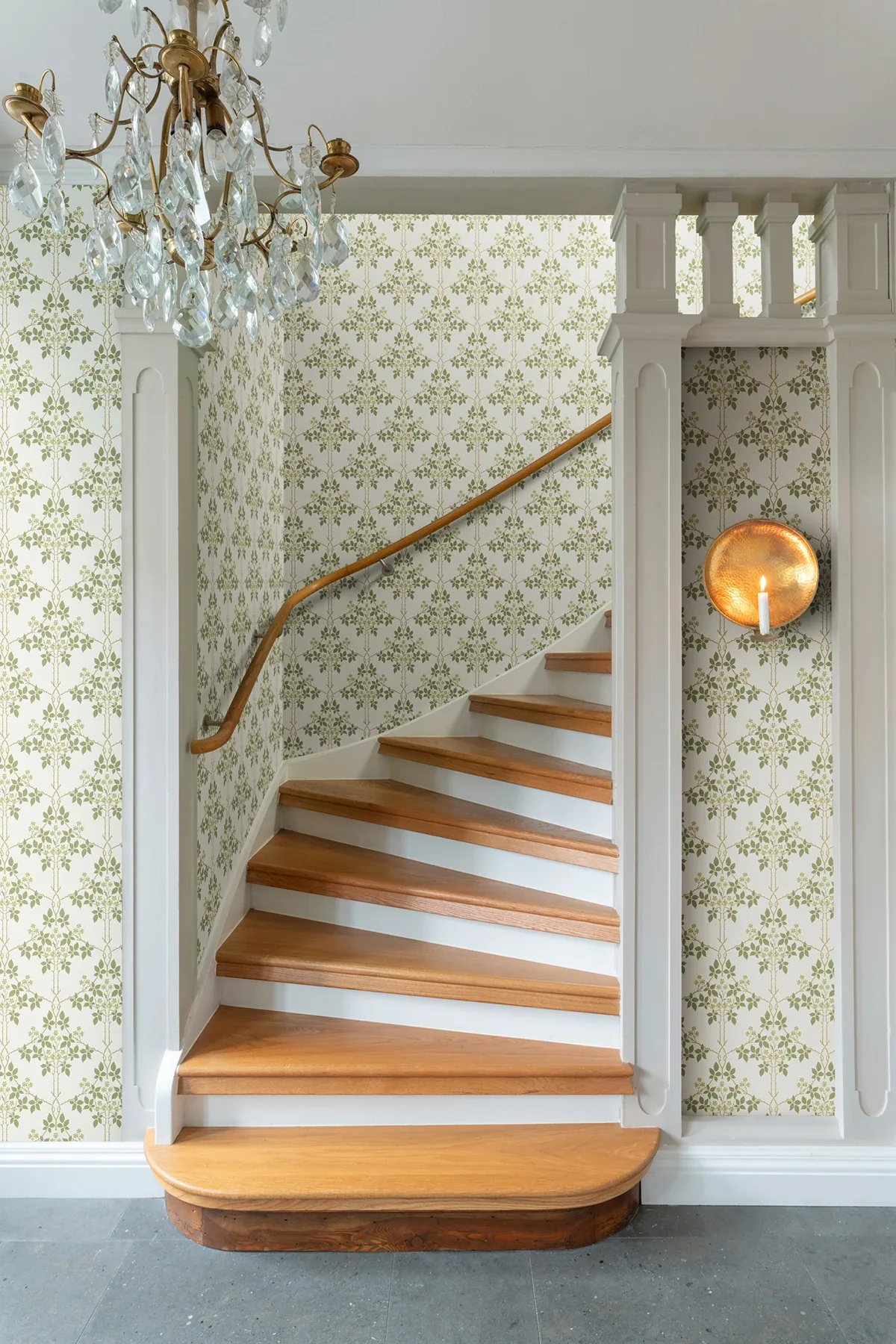 Brewster Home Fashions Blackberry Chartreuse Vine Trellis Wallpaper - SKU 4171-82053