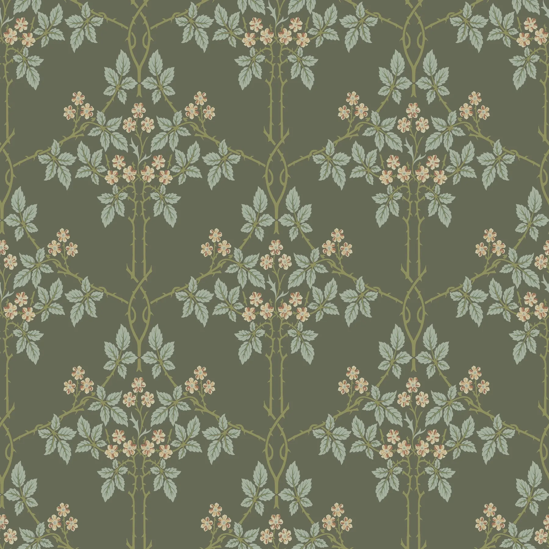 4171-82055 | Blackberry Grey Vine Trellis Wallpaper
