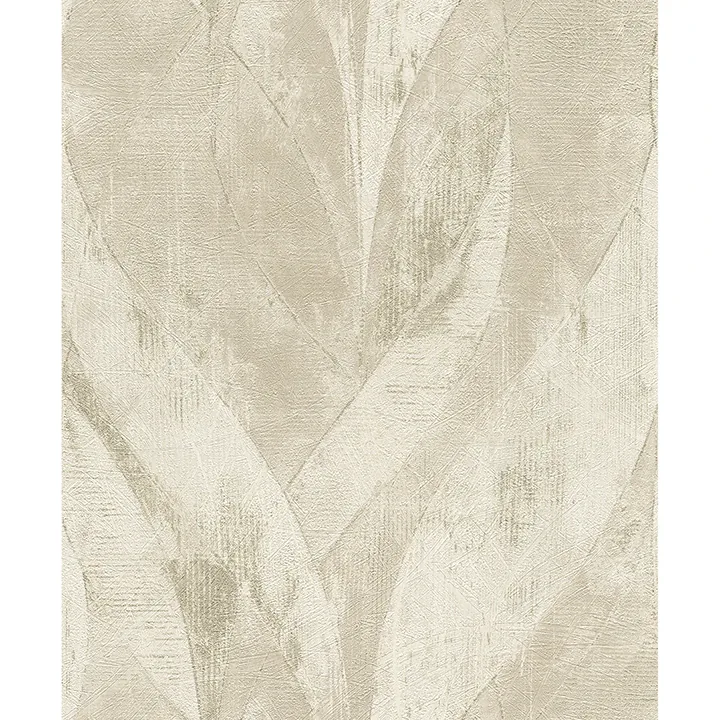 Brewster Home Fashions Blake Light Grey Leaf Wallpaper - SKU 4096-520033