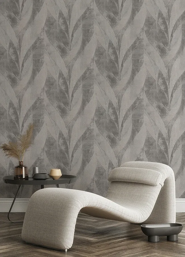 Brewster Home Fashions Blake Sterling Leaf Wallpaper - SKU 4096-520040
