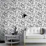Brewster Home Fashions Blanche Silver Trees Wallpaper - SKU AH909505