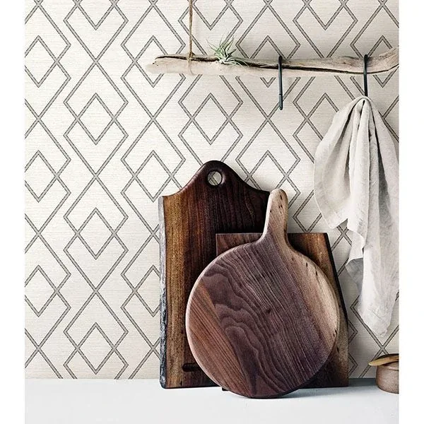 Brewster Home Fashions Blaze Cream Trellis Wallpaper | Wallpaper Twins Brewster Home Fashions Blaze Cream Trellis Wallpaper - SKU 3115-12425