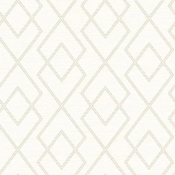 Brewster Home Fashions Blaze White Trellis Wallpaper - SKU 3115-12423