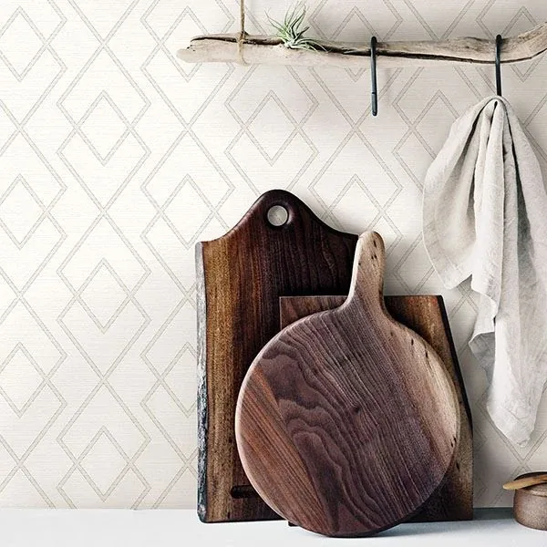 Brewster Home Fashions Blaze White Trellis Wallpaper | Wallpaper Twins Brewster Home Fashions Blaze White Trellis Wallpaper - SKU 3115-12423