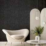 Brewster Home Fashions Blocks Charcoal Checkered Wallpaper - SKU 4157-333456