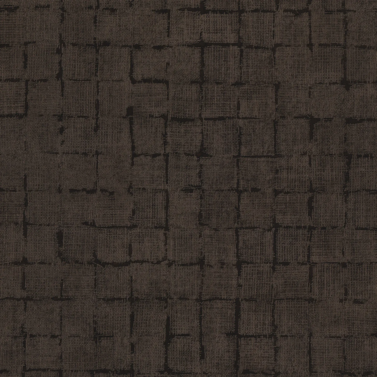 4157-333458 | Blocks Chocolate Checkered Wallpaper