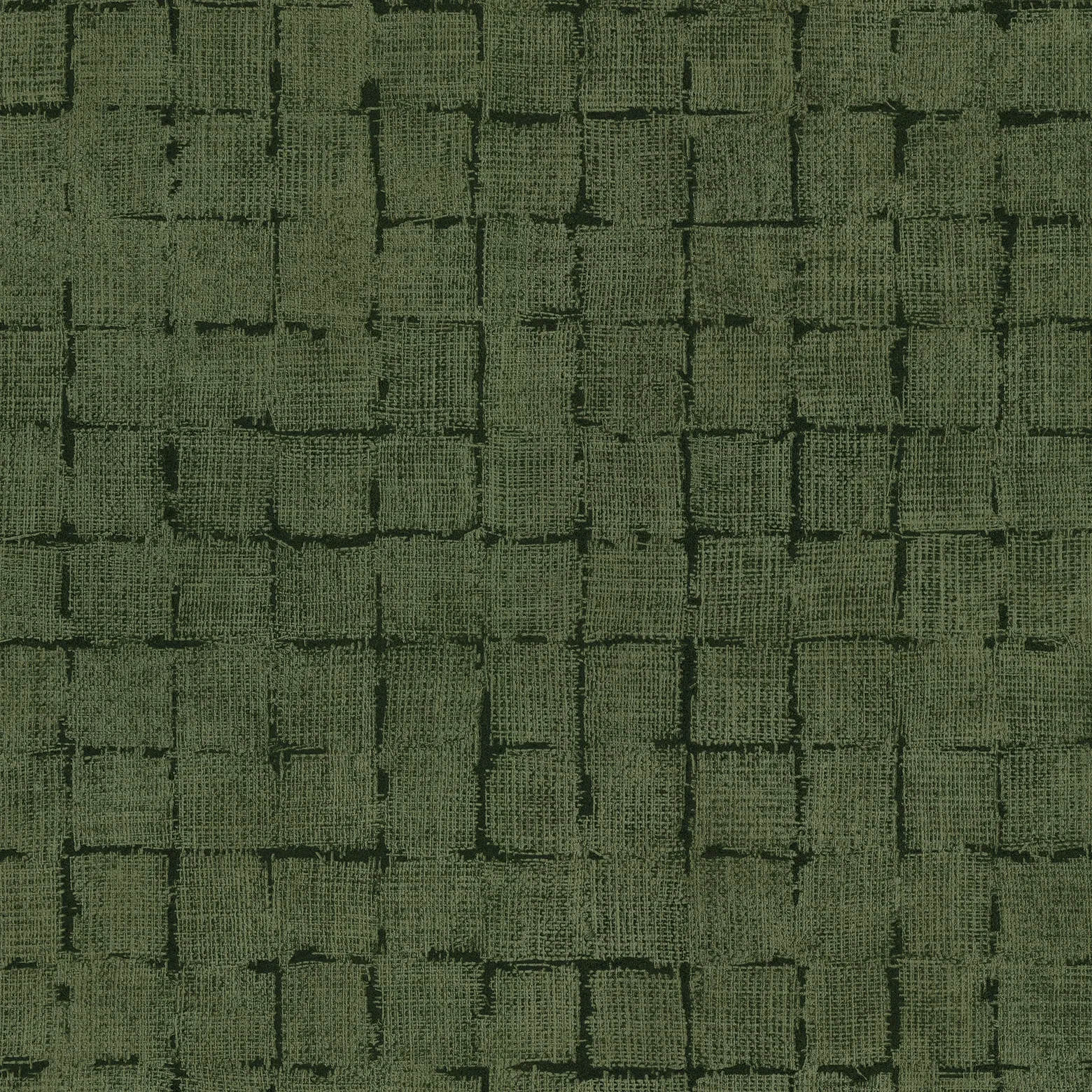 4157-333455 | Blocks Olive Checkered Wallpaper