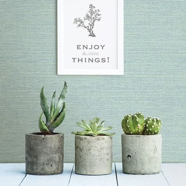 Brewster Home Fashions Bluestem Aqua Grasscloth Wallpaper | Wallpaper Twins Brewster Home Fashions Bluestem Aqua Grasscloth Wallpaper - SKU 2767-24282