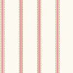 Brewster Home Fashions Bobbin Stripe Fuchsia Scalloped Wallpaper - SKU 4203-27574