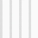 Brewster Home Fashions Bobbin Stripe Grey Scalloped Wallpaper - SKU 4203-27577