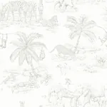 Brewster Home Fashions Boheme Platinum Animals Wallpaper - SKU 4060-347692