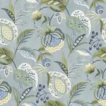 Brewster Home Fashions Bohemian Blue Jacobean Wallpaper - SKU 3125-72300