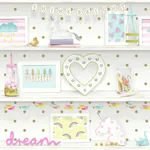 Brewster Home Fashions Bonnie Multicolor Memento Wallpaper - SKU AH696004
