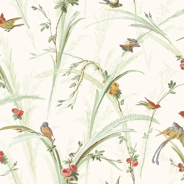 Brewster Home Fashions Botanical Green Astrid Wallpaper - SKU 2686-19321
