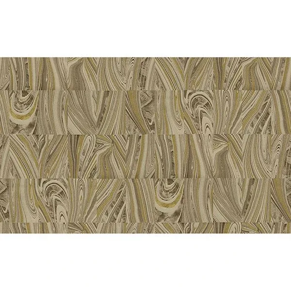 2835-C88613 | Boulders Brown Glitter Marble Wallpaper